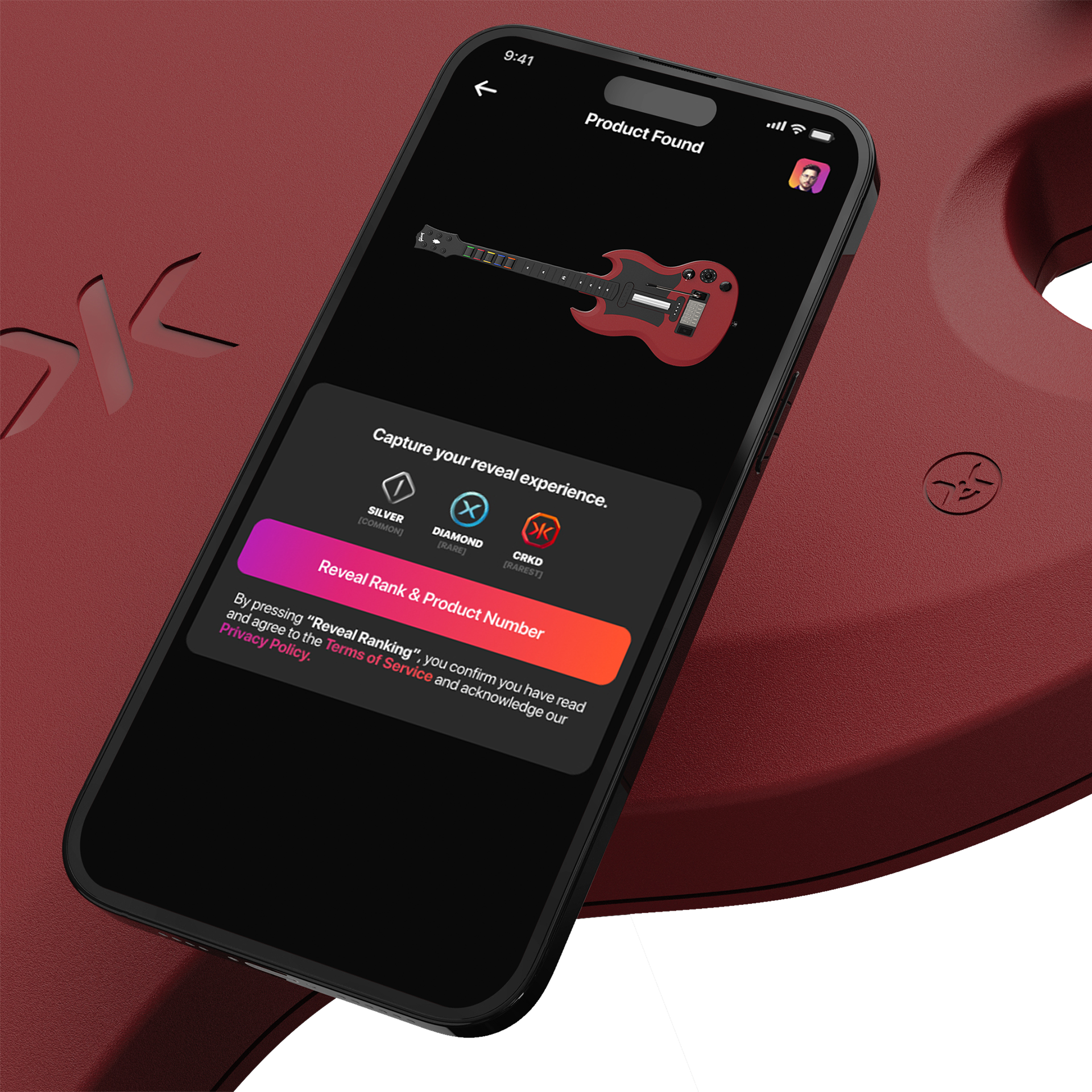 Gibson SG Cherry 20th Anniversary Edition Guitar Controller for PlayStation® 5, PlayStation® 4, and PC