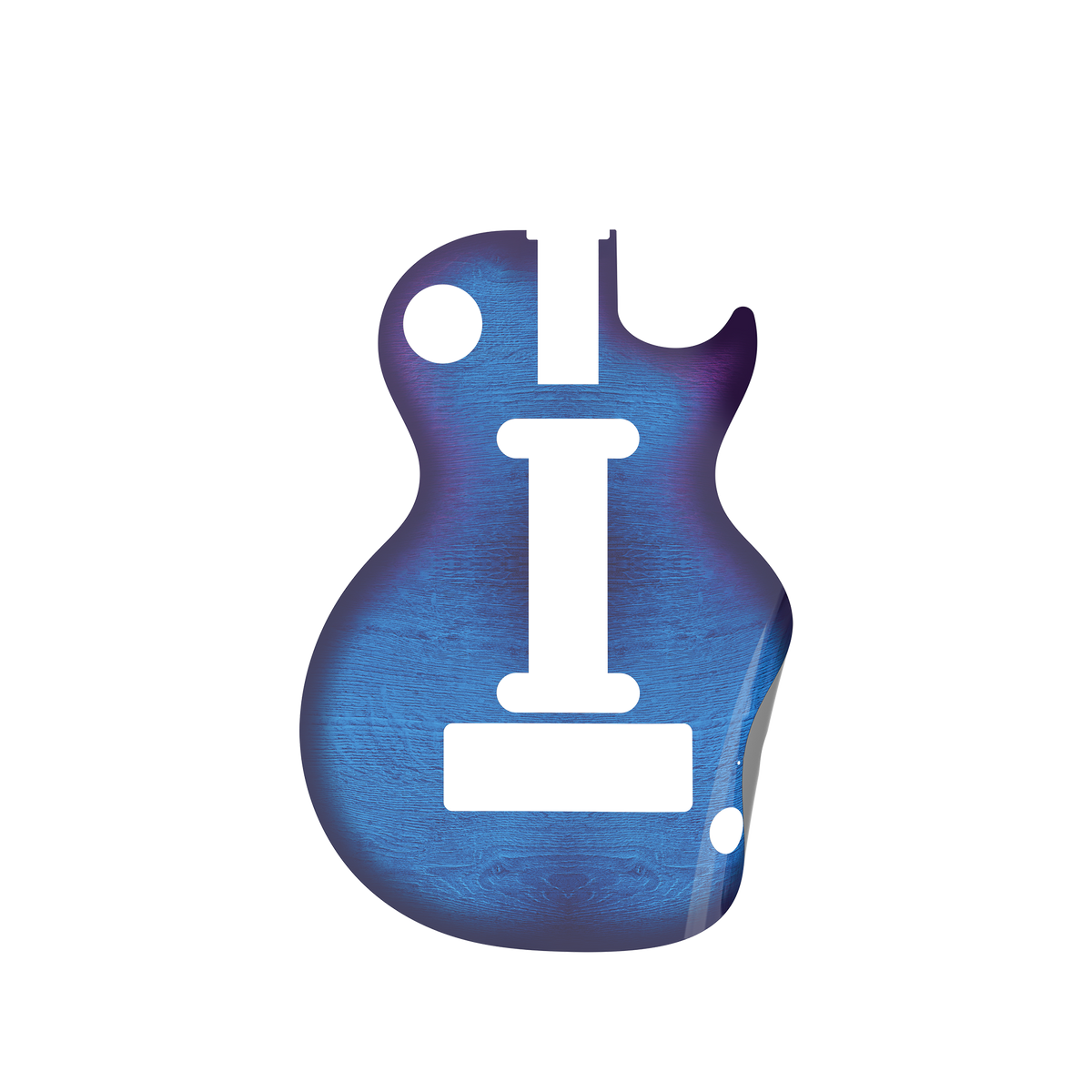 CRKD Gibson Les Paul Faceplate Skin Blueberry Burst (Gloss)