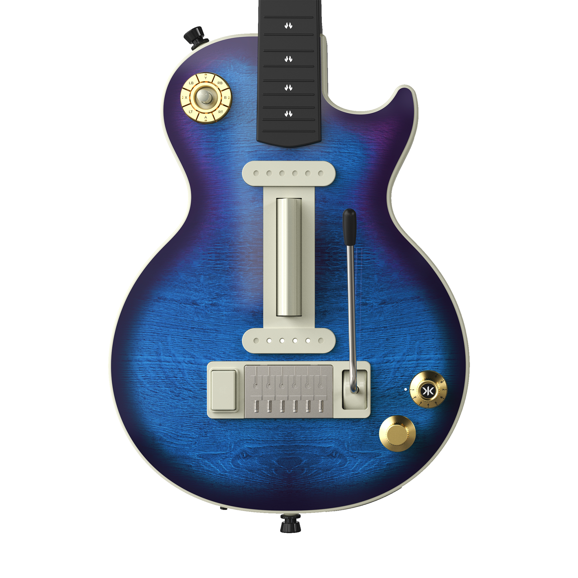 CRKD Gibson Les Paul Faceplate Skin Blueberry Burst (Gloss)