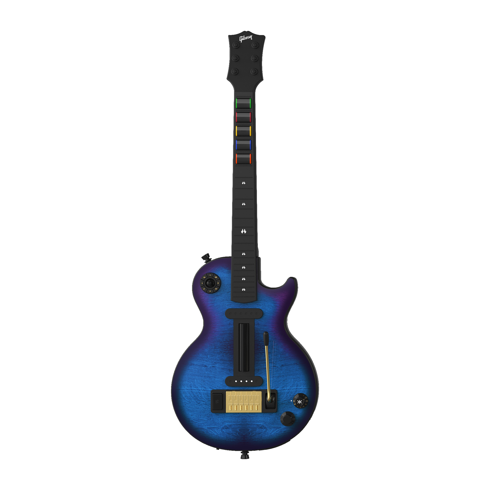 CRKD Gibson Les Paul Faceplate Skin Blueberry Burst (Gloss)