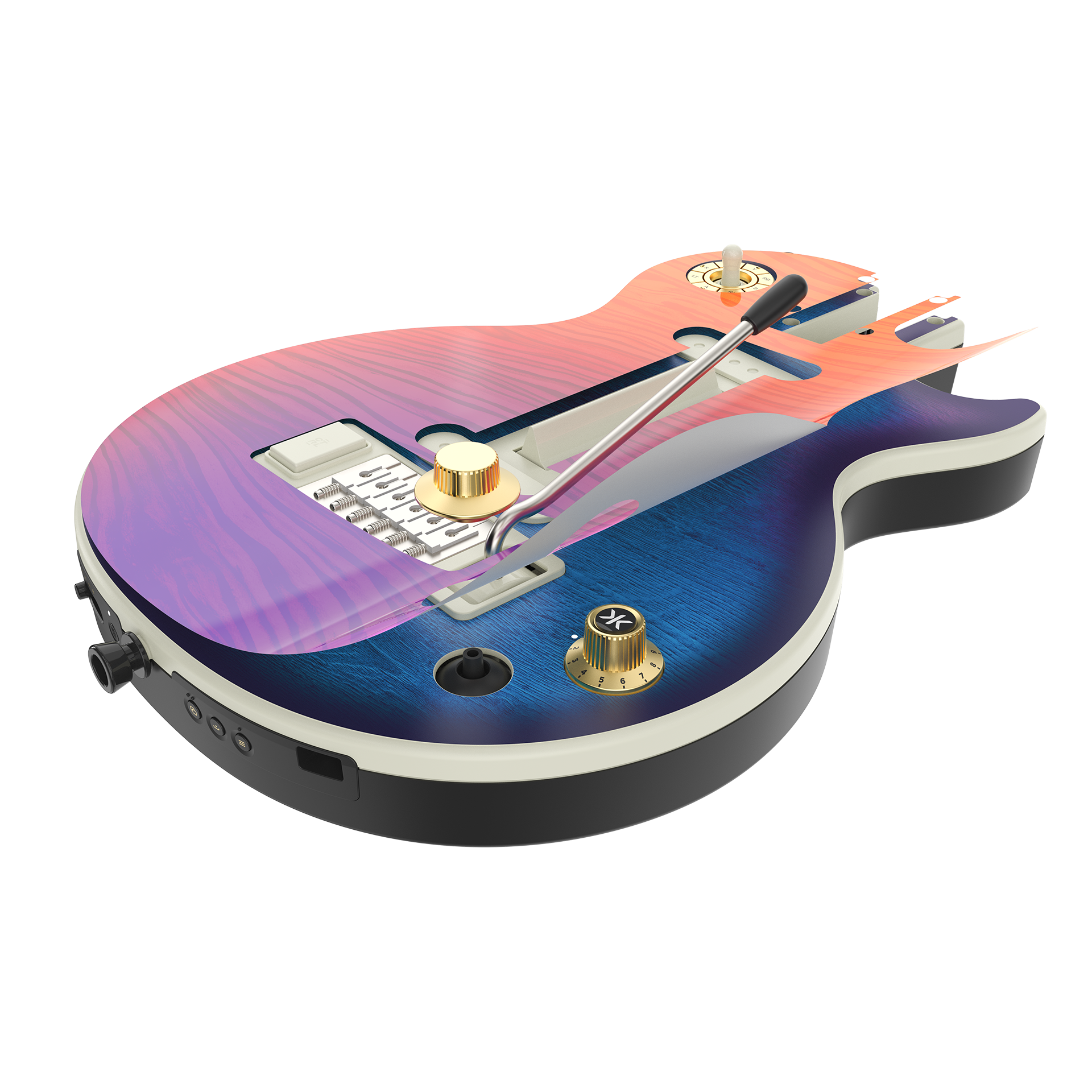 CRKD Gibson Les Paul Faceplate Skin CRKD Wood (Gloss)