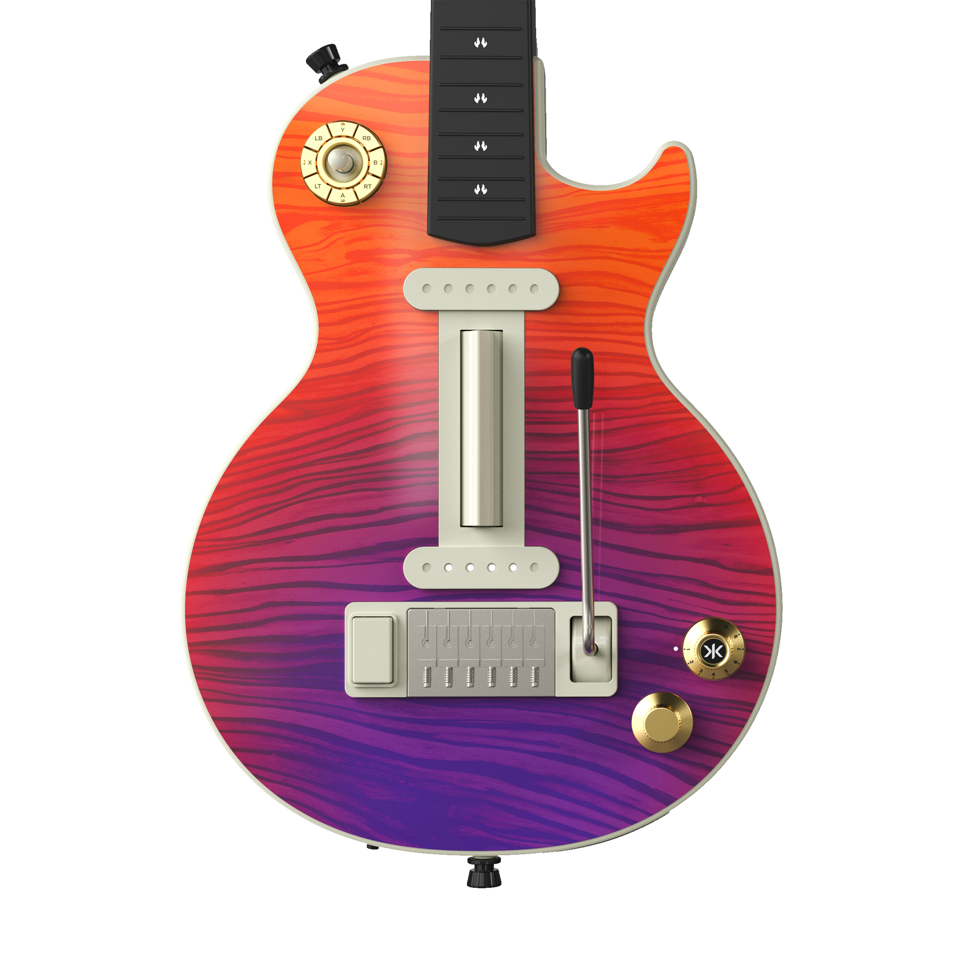CRKD Gibson Les Paul Faceplate Skin CRKD Wood (Gloss)