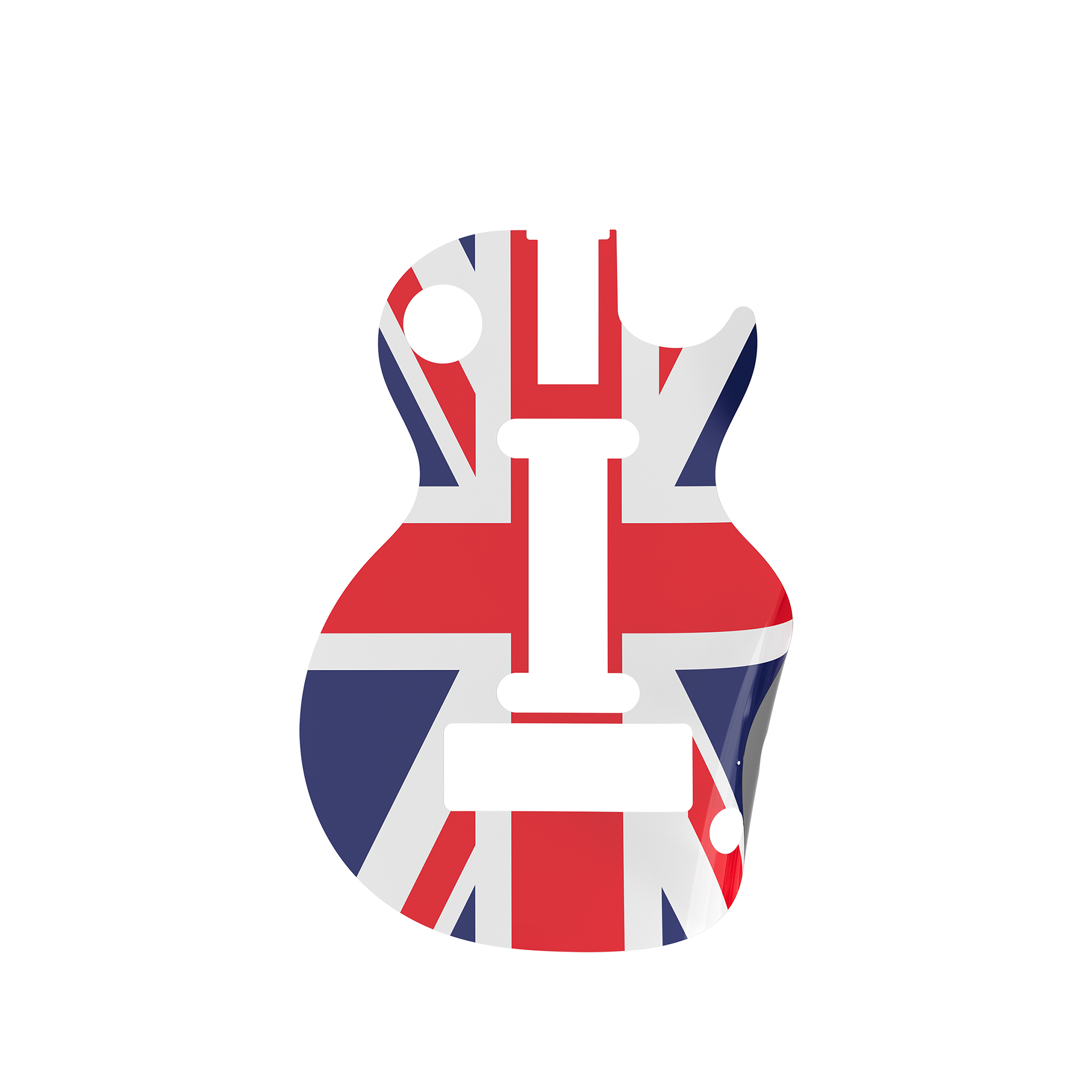 CRKD Gibson Les Paul Faceplate Skin Union Jack (Gloss)