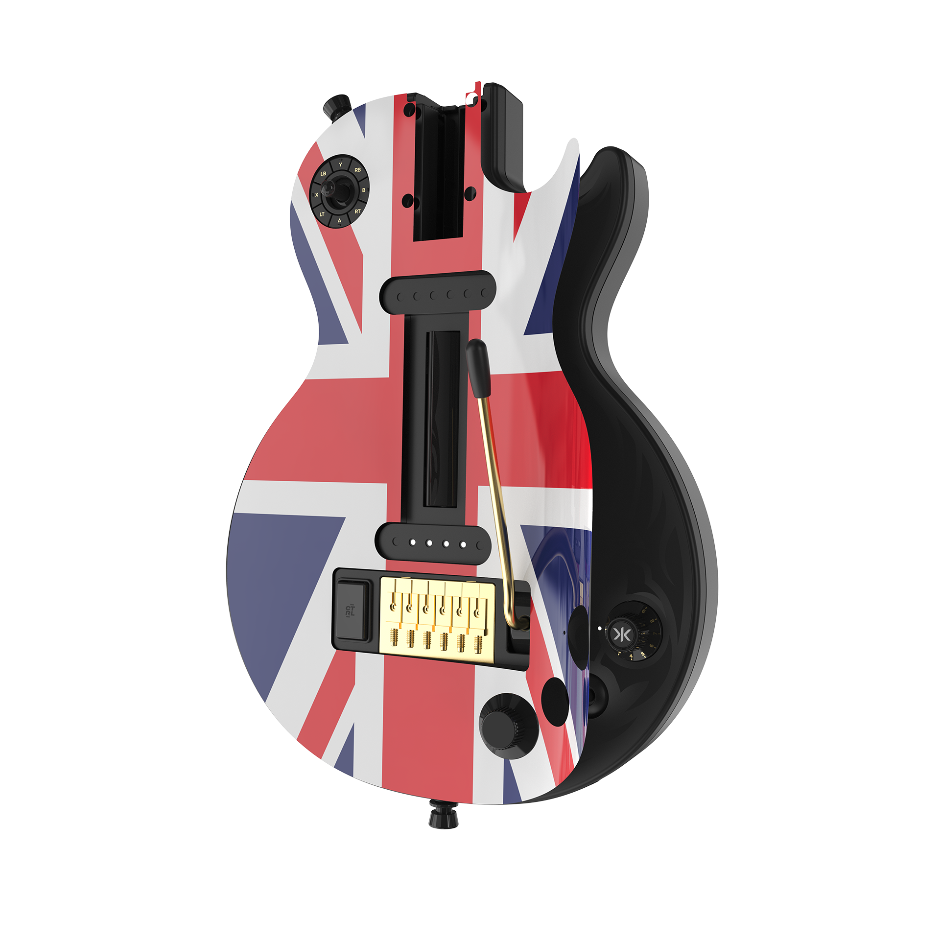 CRKD Gibson Les Paul Faceplate Skin Union Jack (Gloss)