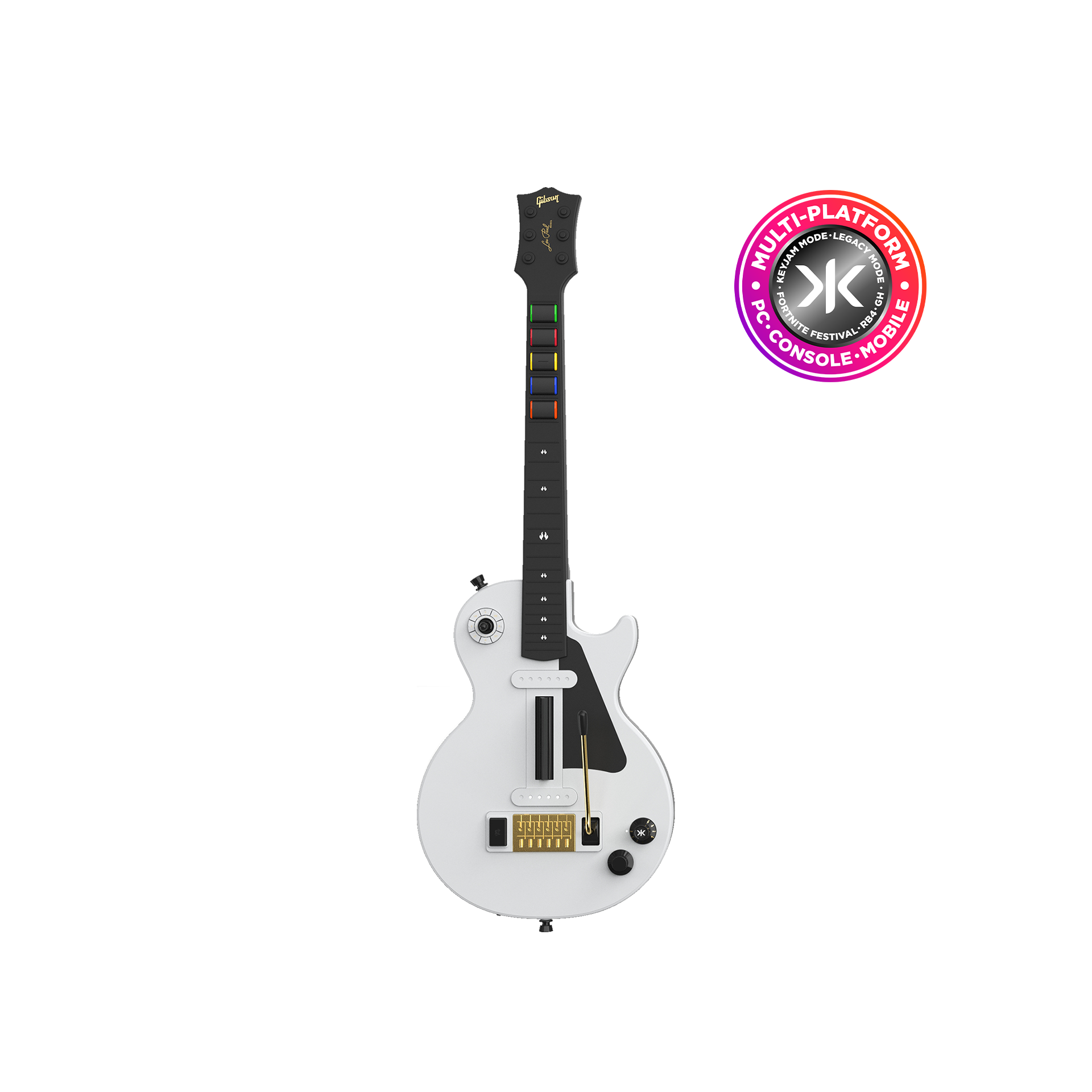 Gibson Les Paul Alpine White Pro Edition Guitar Controller (Multi-plat