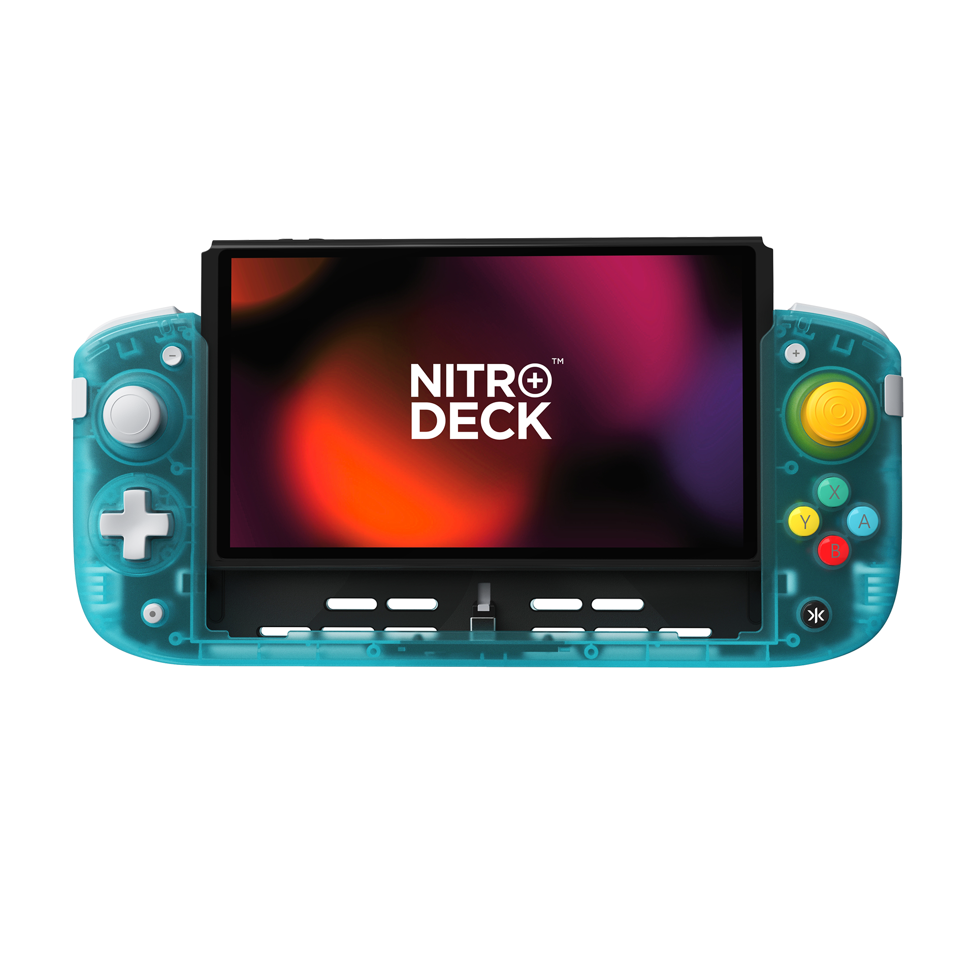 Nitro Deck+ Glacier Blue Edition + HDMI Adapter + Gear Bag + Stick Top 8 Pack Bundle