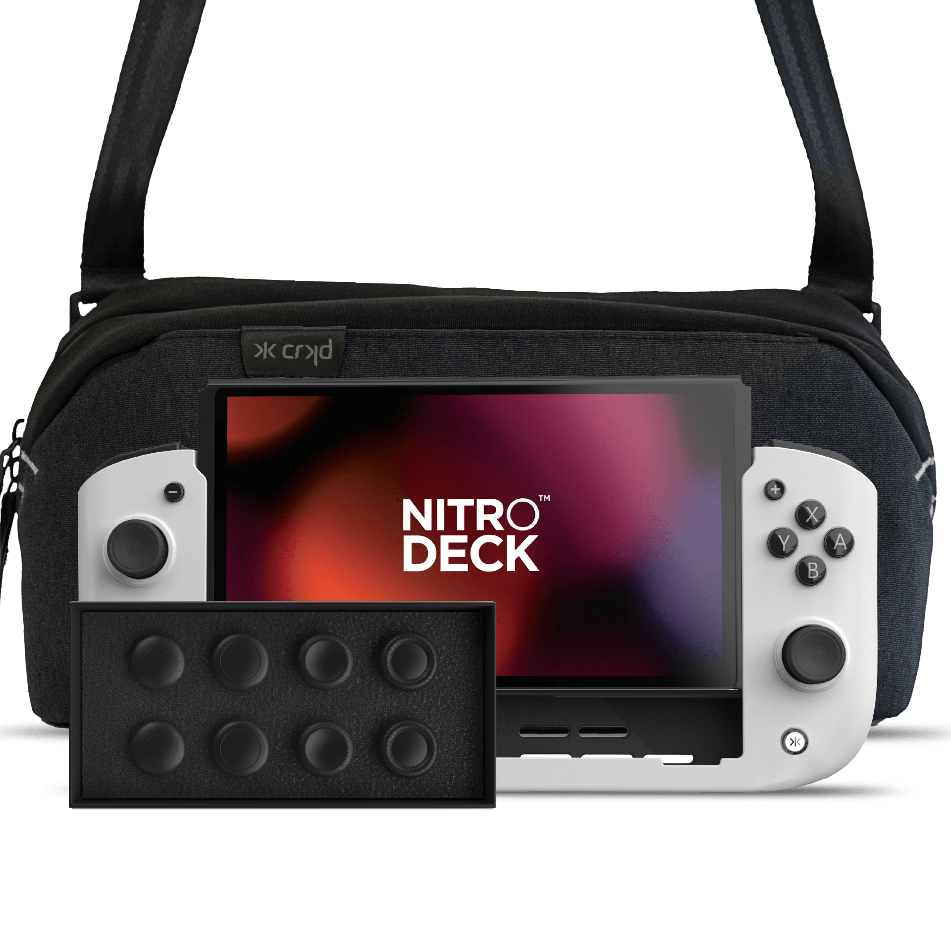 Nitro Deck White Edition + Gear Bag + Stick Top 8 Pack Bundle