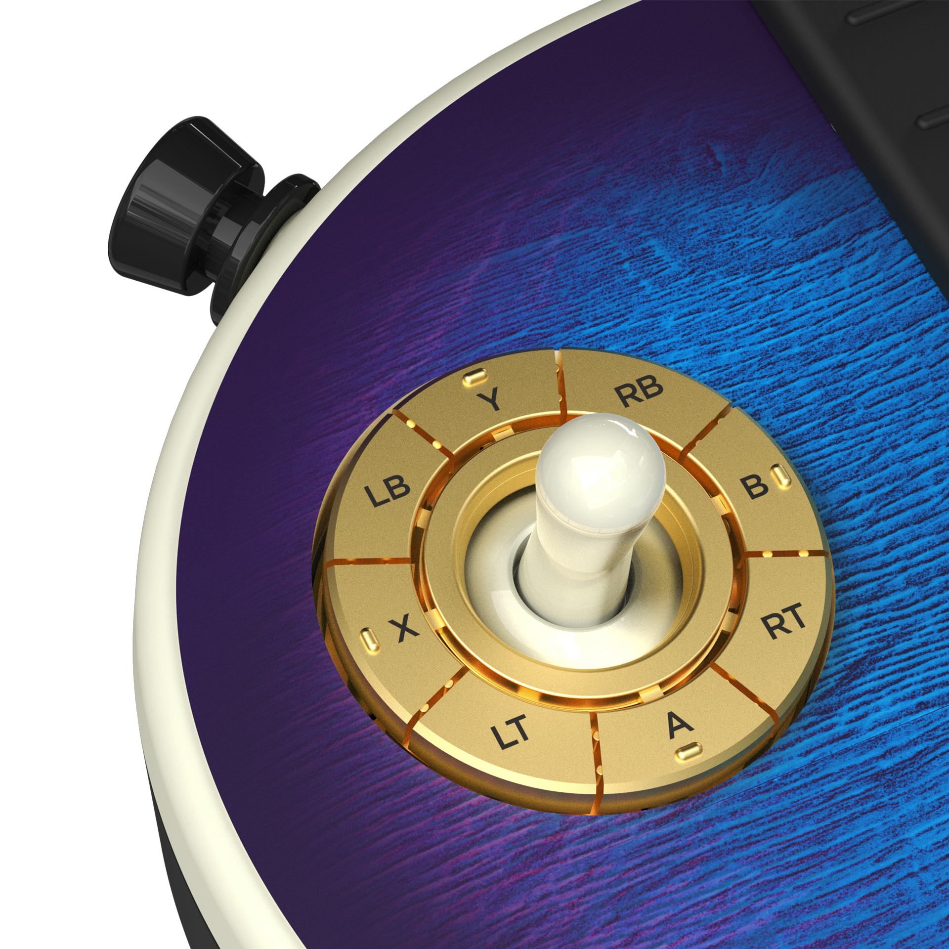 CRKD Gibson Les Paul Blueberry Burst Pro + Solo Neck + Faceplate Skin Bundle for Xbox Series X|S, Xbox One & PC