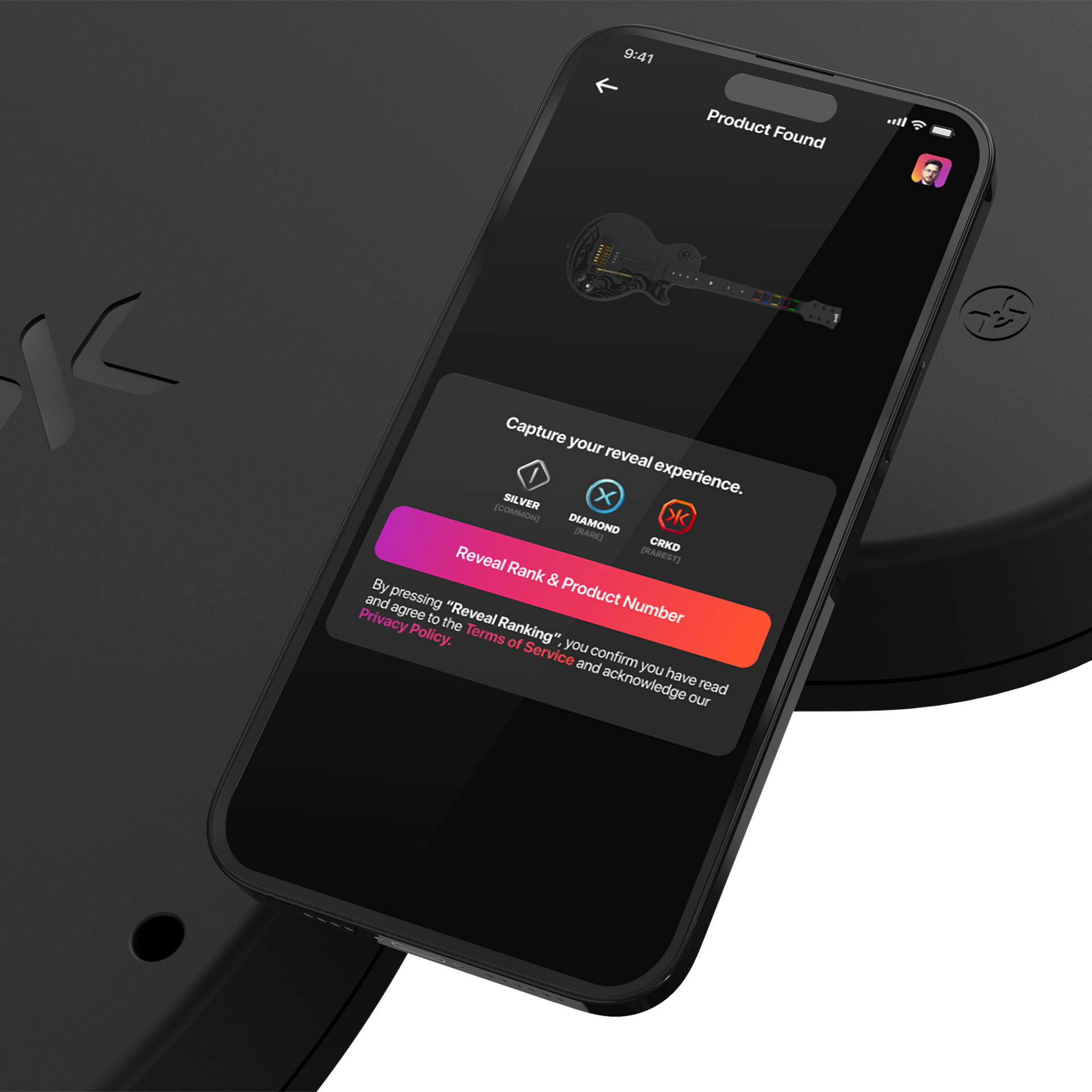 CRKD Gibson Les Paul Black Tribal Encore + Solo Neck + Faceplate Skin Bundle for Xbox Series X|S, Xbox One & PC