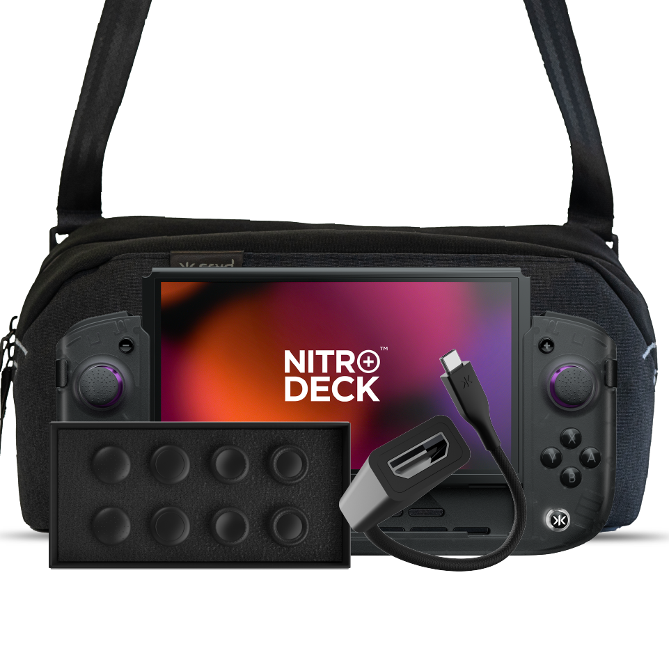Nitro Deck+ Clear Black Edition + HDMI Adapter + Gear Bag + Nitro Deck+ Clear Black Edition + HDMI Adapter + Gear Bag +