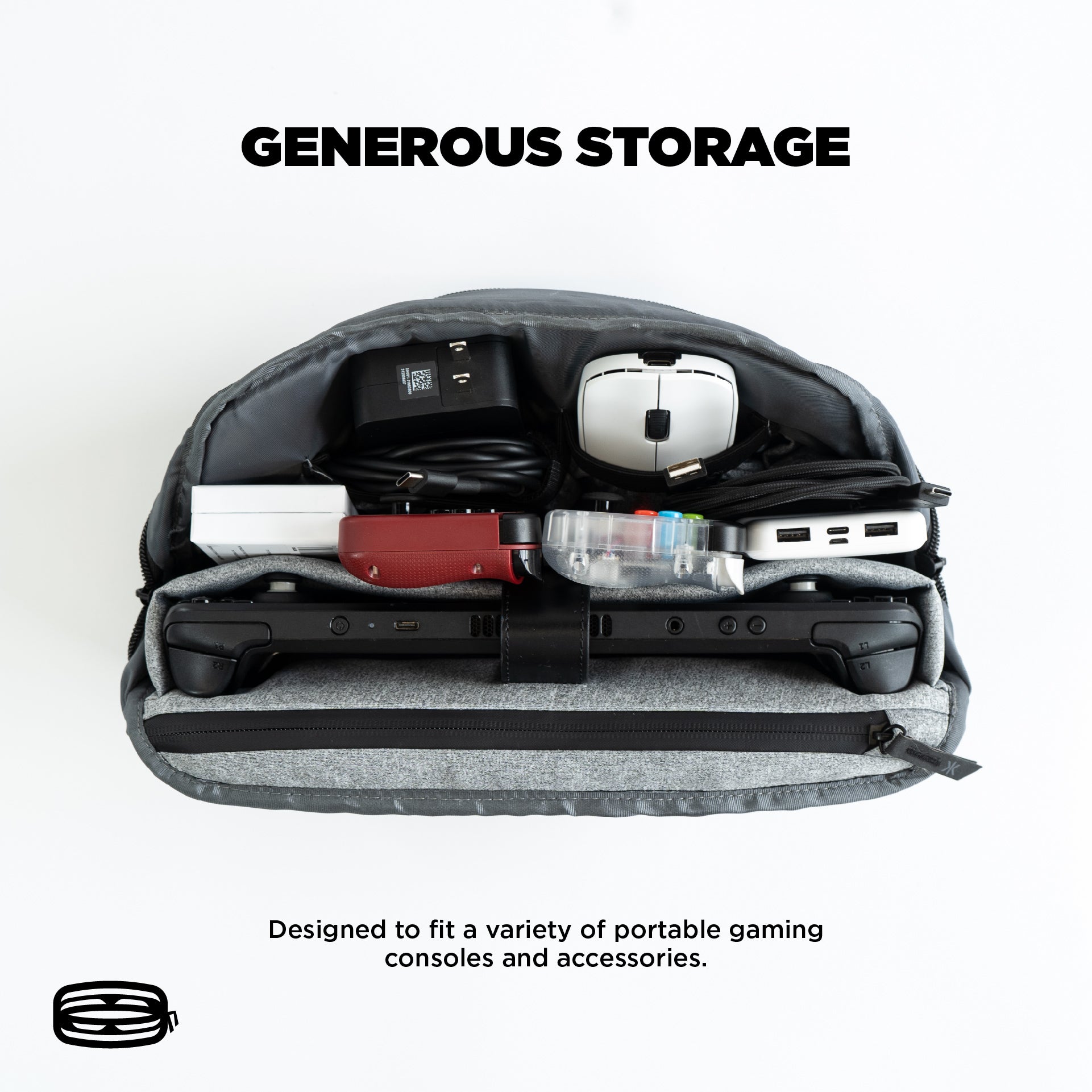 Nitro Deck+ Retro Grey Edition + HDMI Adapter + Gear Bag + Stick Top 8 Pack Bundle