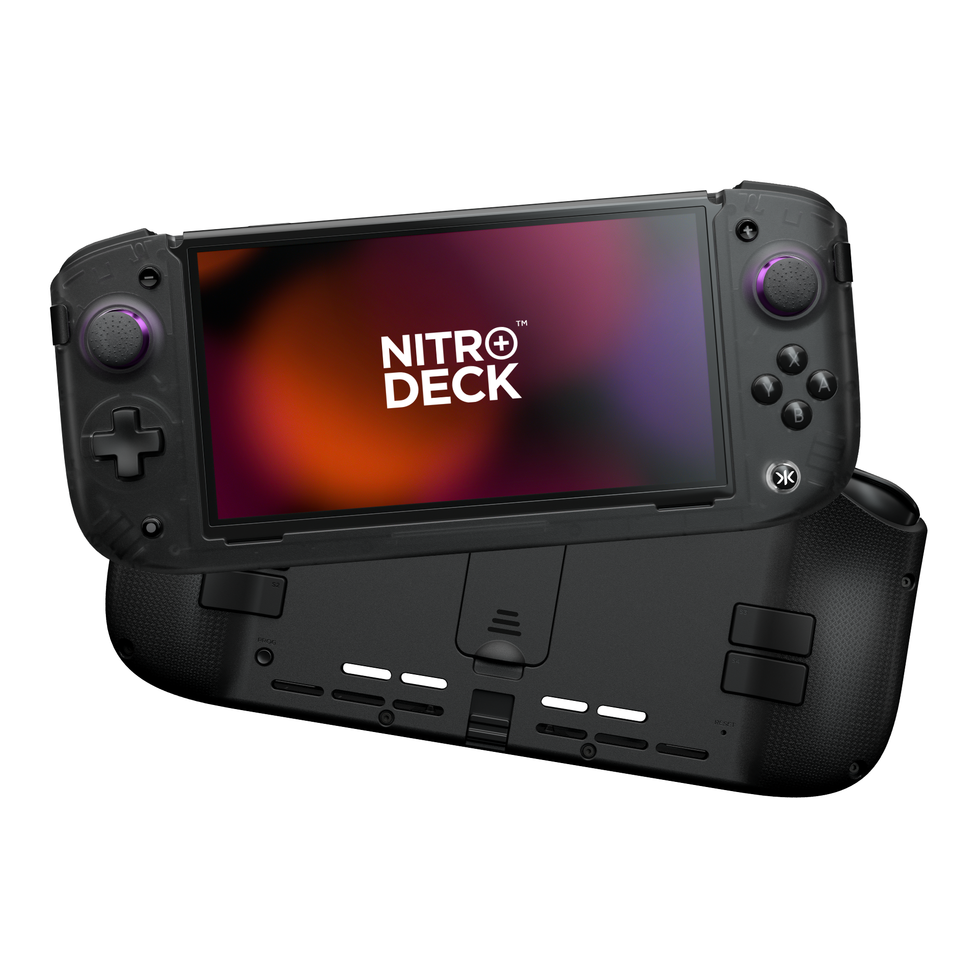 Nitro Deck+ Clear Black with HDMI Adapter