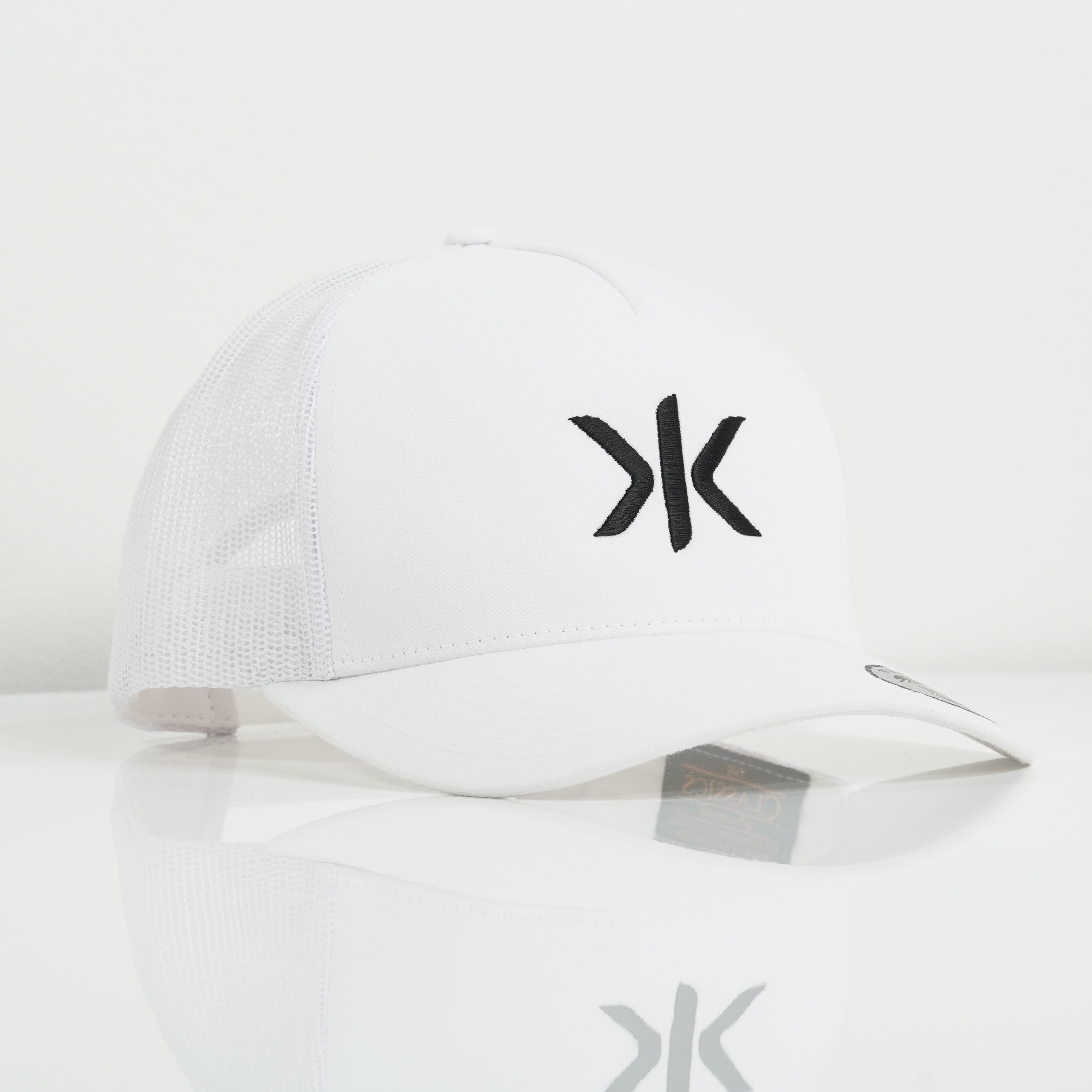 CRKD Snapback Hat White Edition
