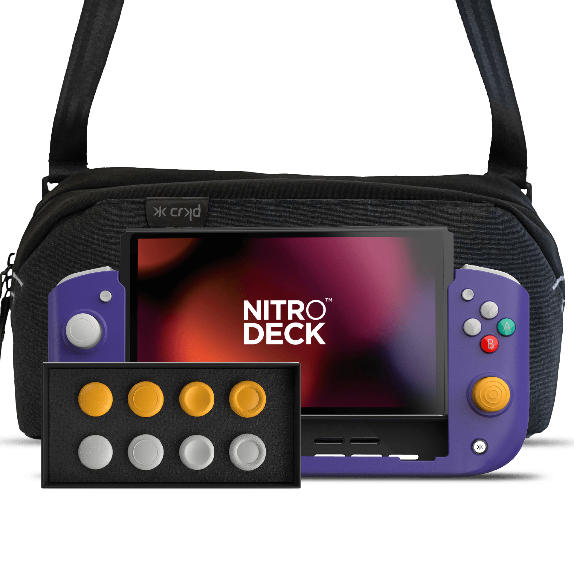Nitro Deck Retro Purple Edition + Gear Bag + Stick Top 8 Pack Bundle