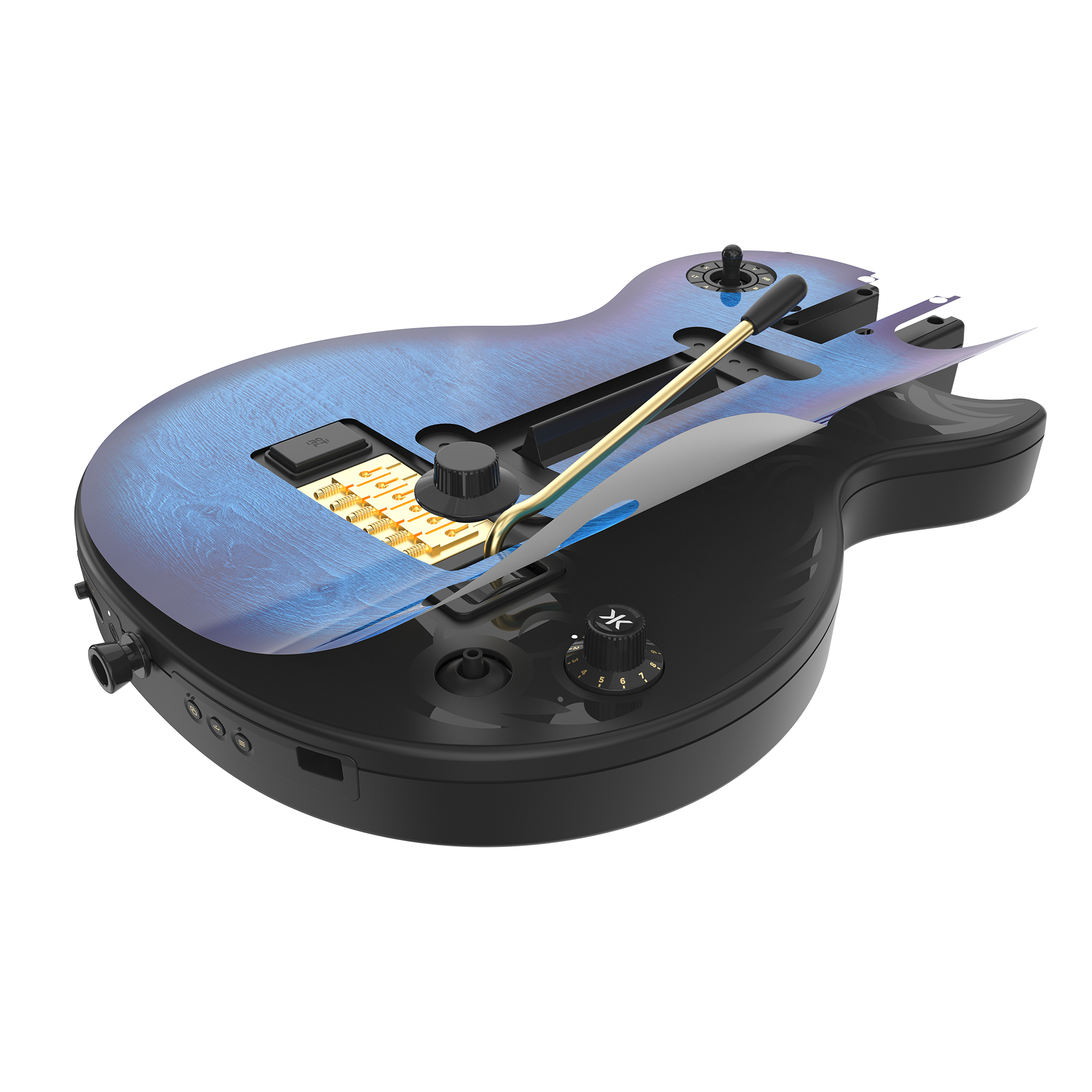 CRKD Gibson Les Paul Faceplate Skin Blueberry Burst (Gloss)