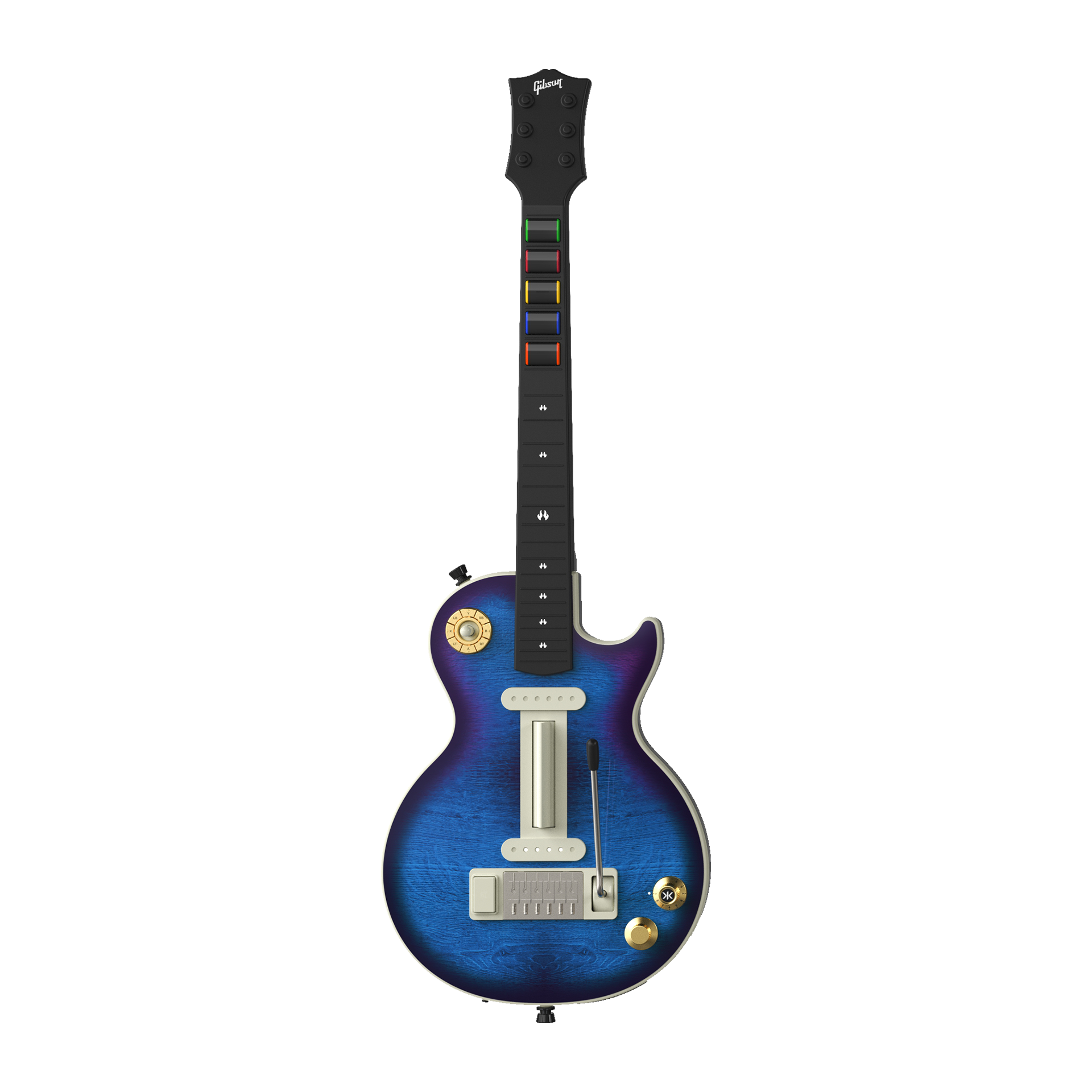 CRKD Gibson Les Paul Faceplate Skin Blueberry Burst (Gloss)