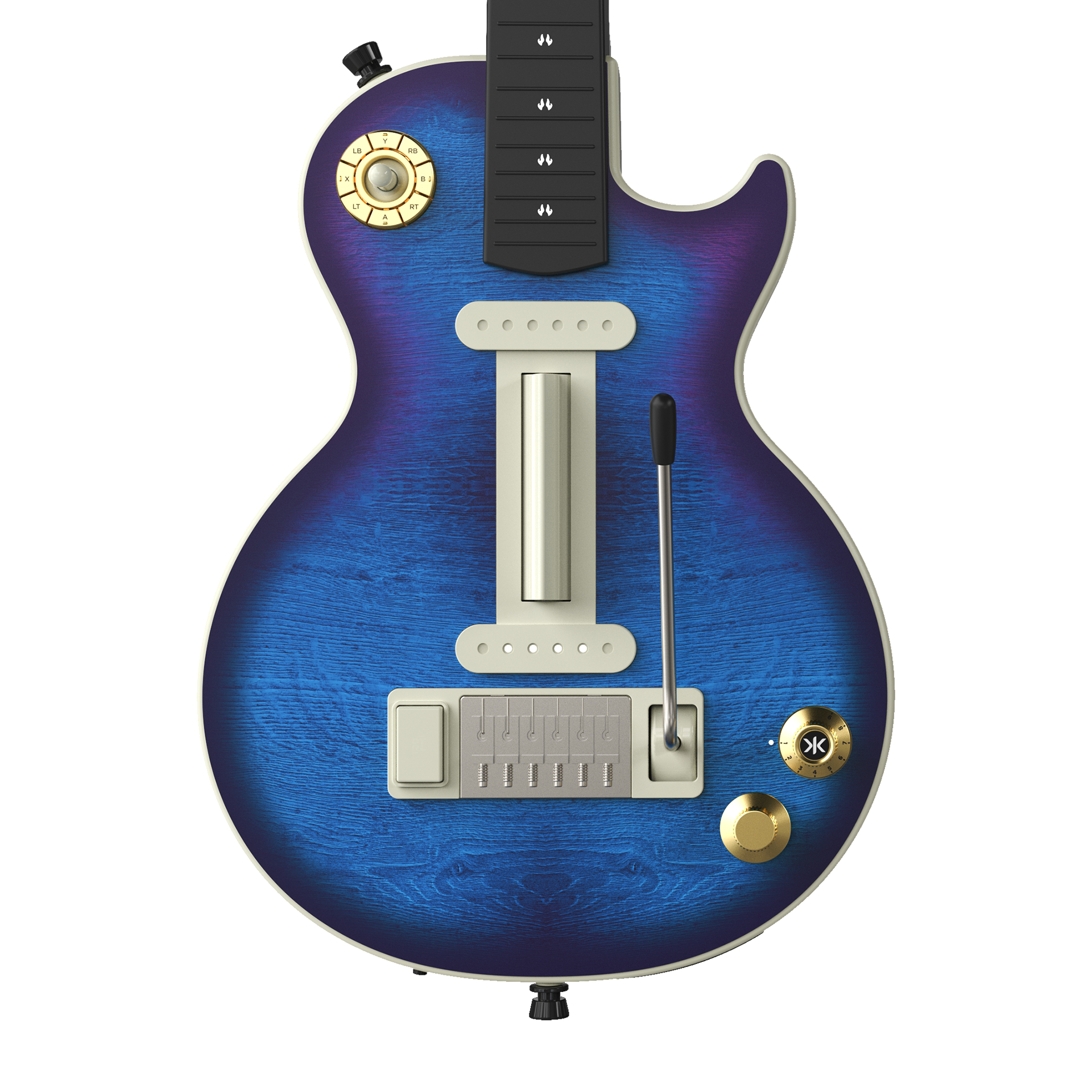 CRKD Gibson Les Paul Faceplate Skin Blueberry Burst (Matte)