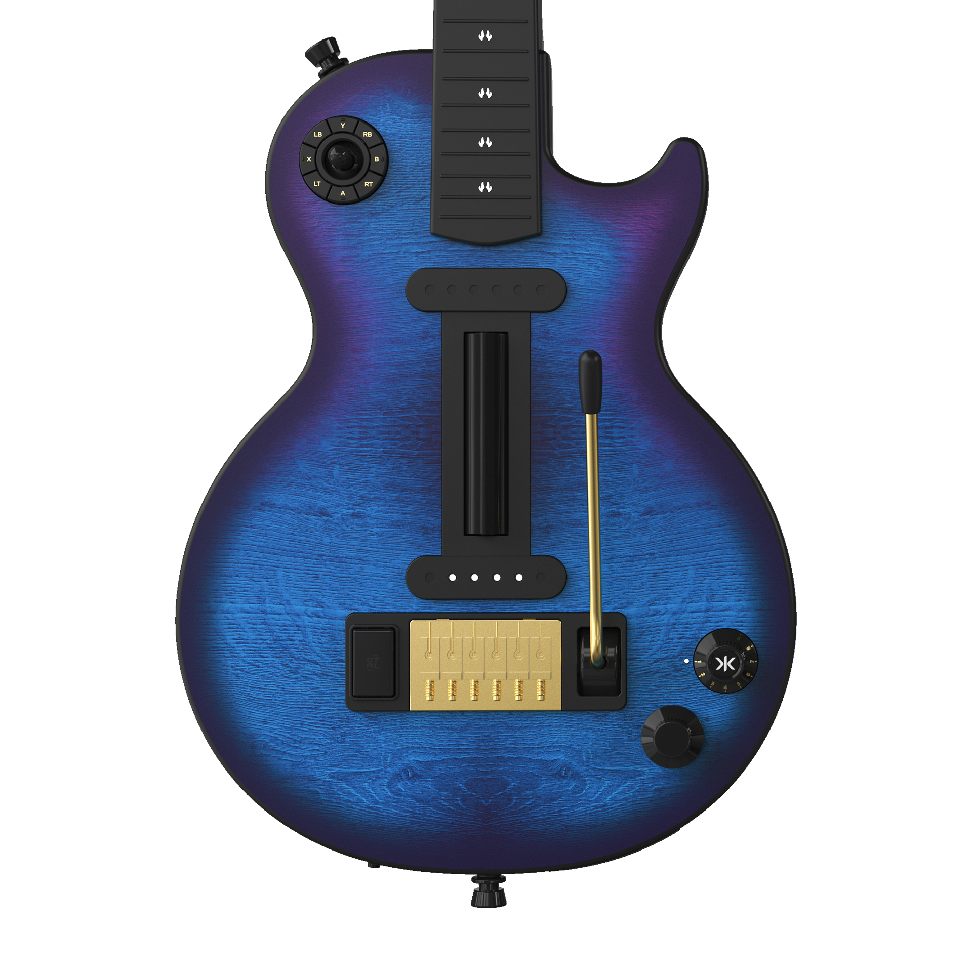 CRKD Gibson Les Paul Faceplate Skin Blueberry Burst (Matte)