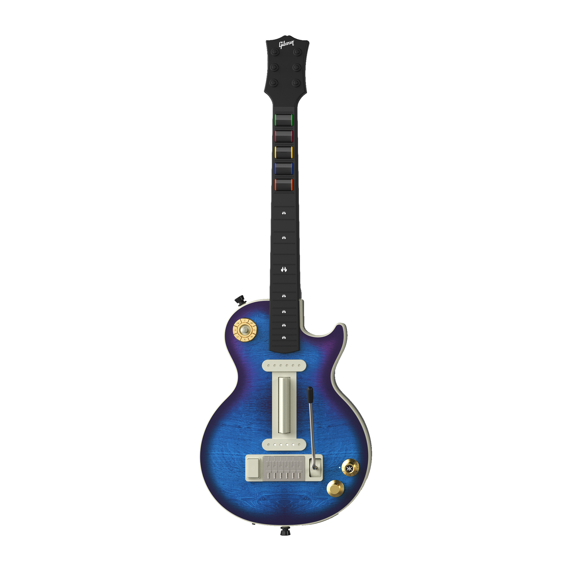 CRKD Gibson Les Paul Faceplate Skin Blueberry Burst (Matte)