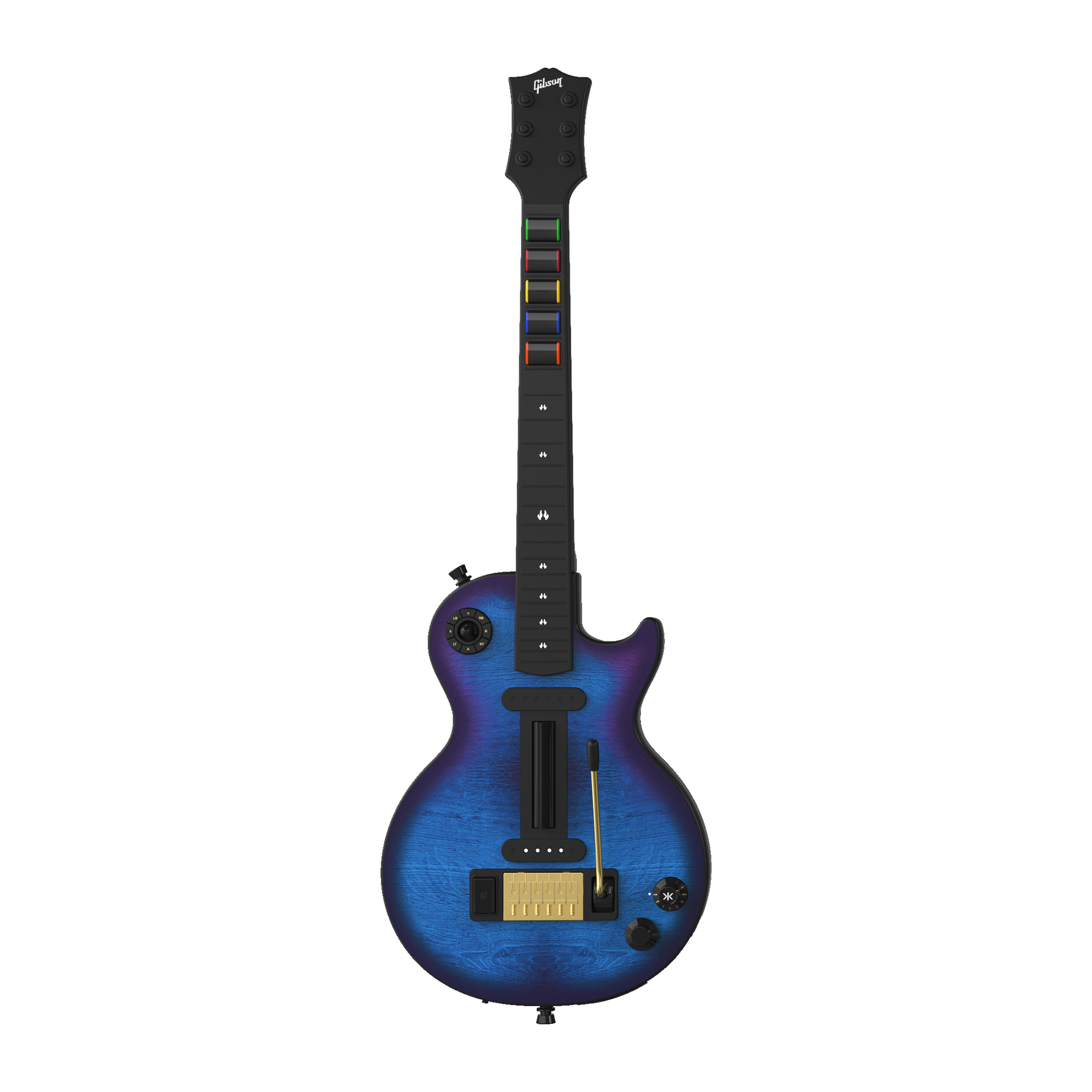 CRKD Gibson Les Paul Faceplate Skin Blueberry Burst (Matte)
