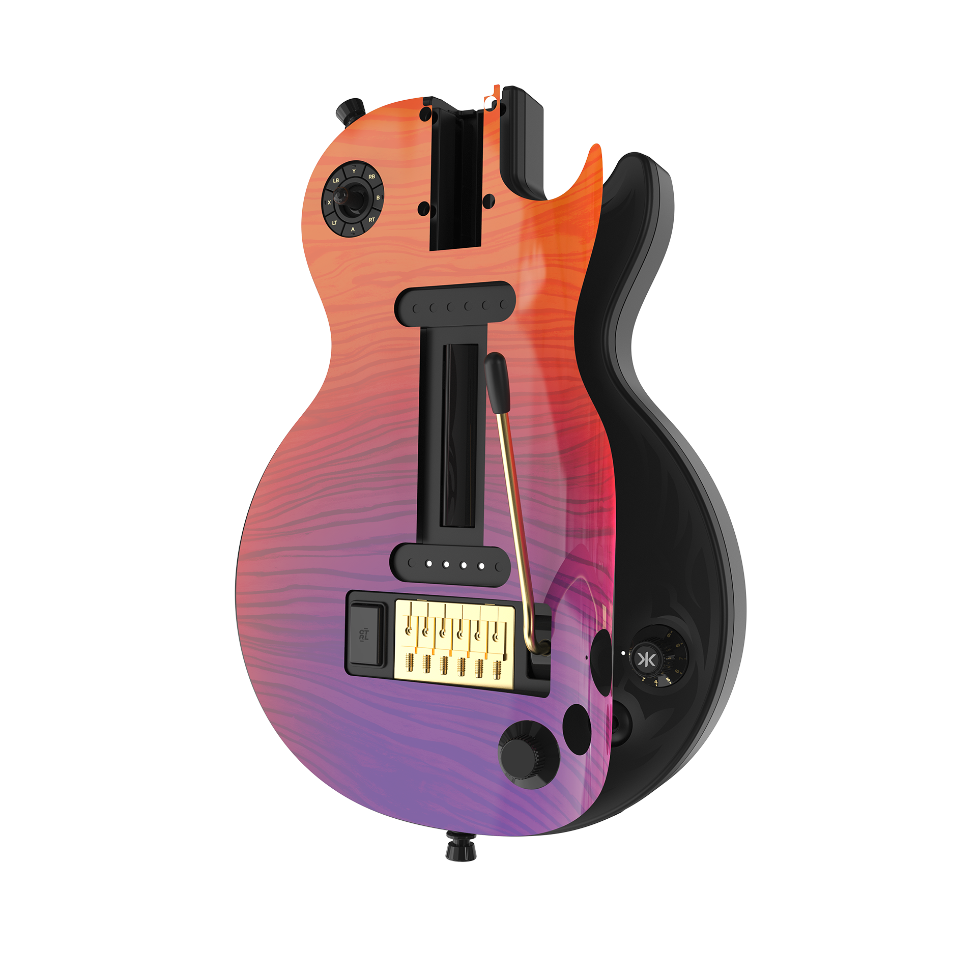 CRKD Gibson Les Paul Faceplate Skin CRKD Wood (Gloss)