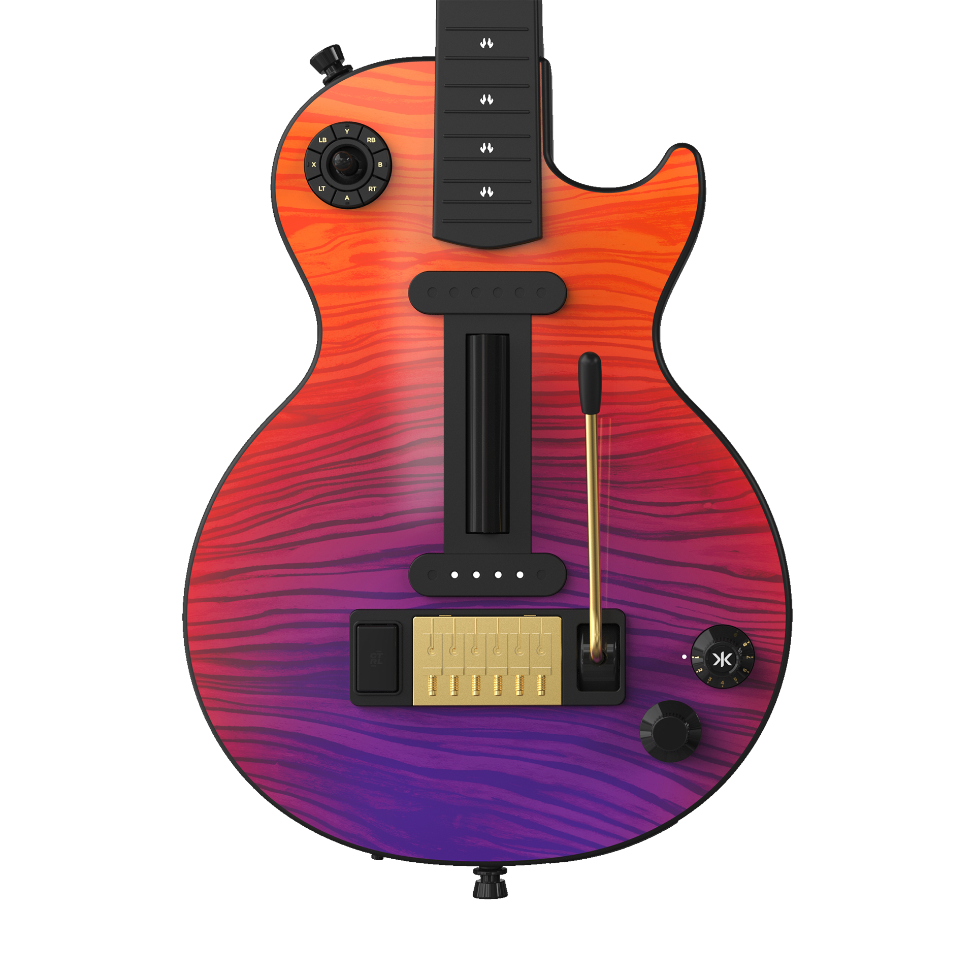 CRKD Gibson Les Paul Faceplate Skin CRKD Wood (Gloss)