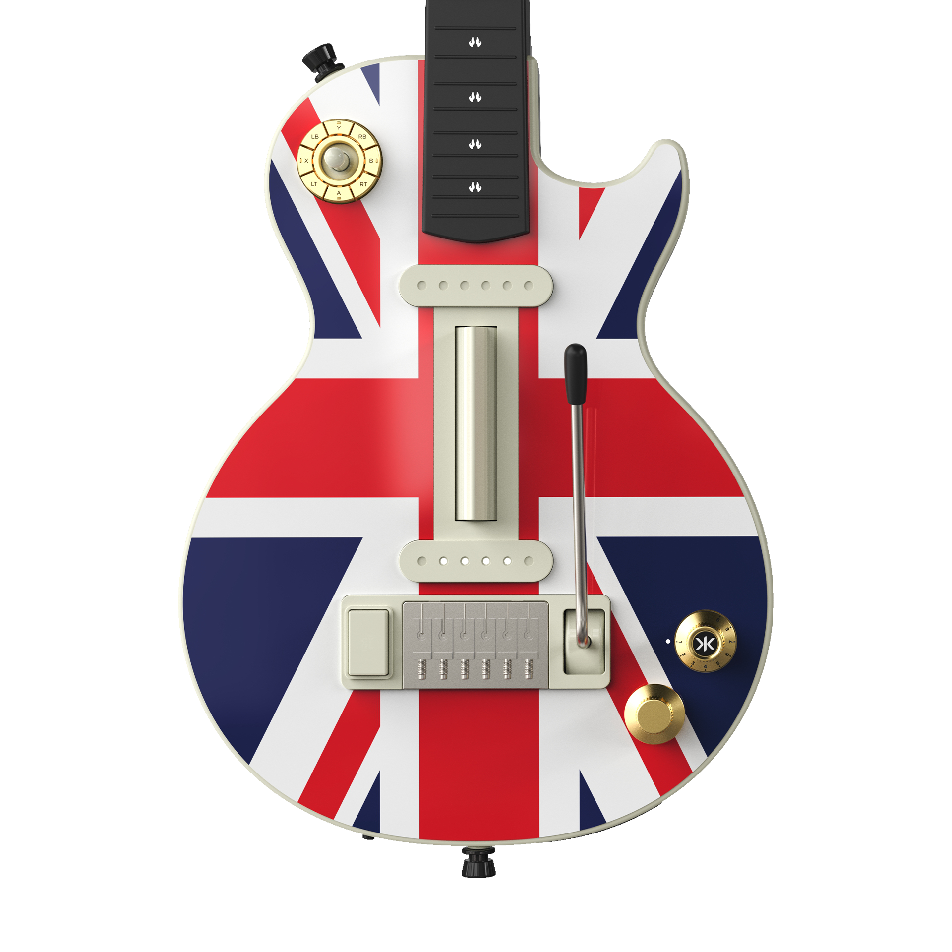 CRKD Gibson Les Paul Faceplate Skin Union Jack (Gloss)