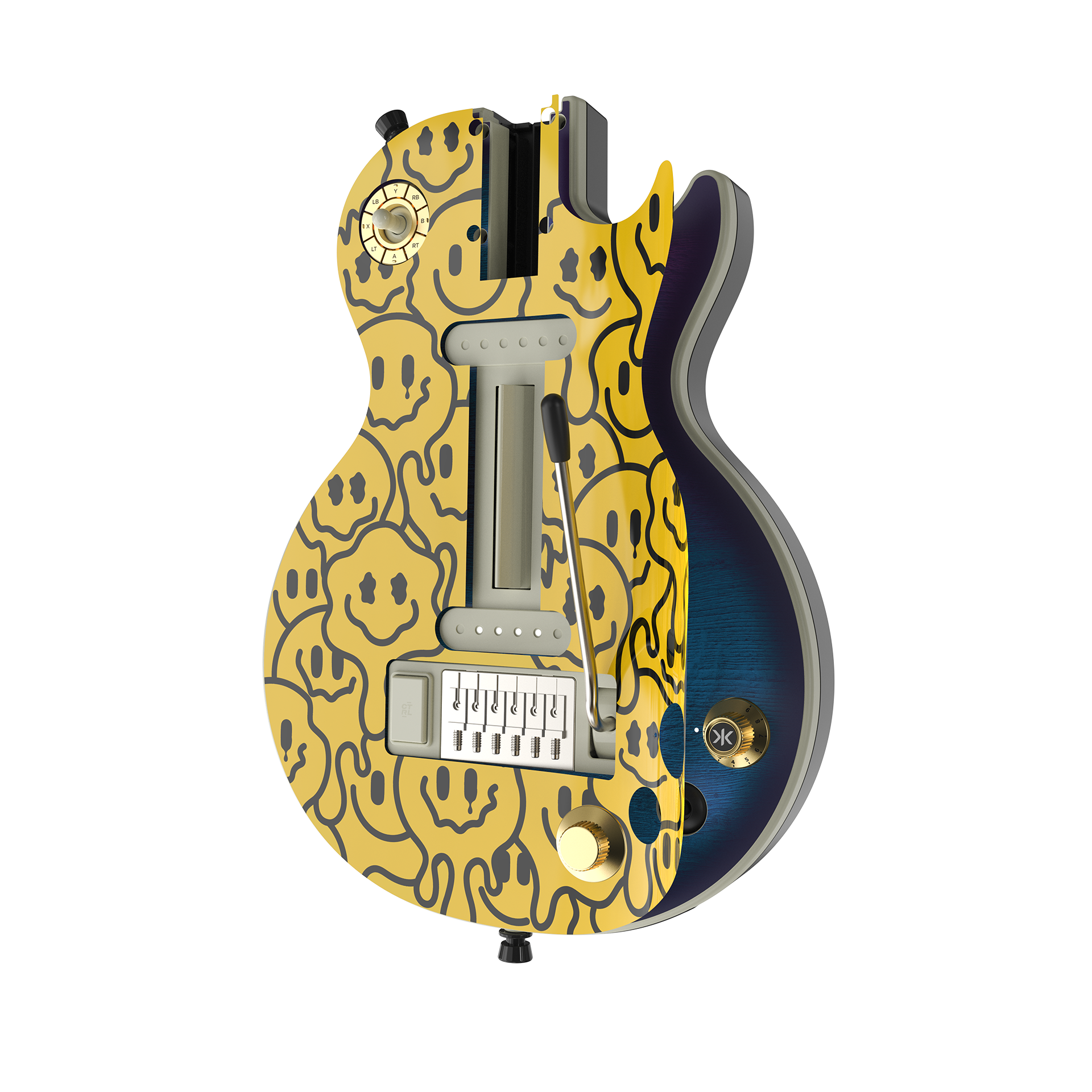 CRKD Gibson Les Paul Faceplate Skin Mellow Man (Gloss)