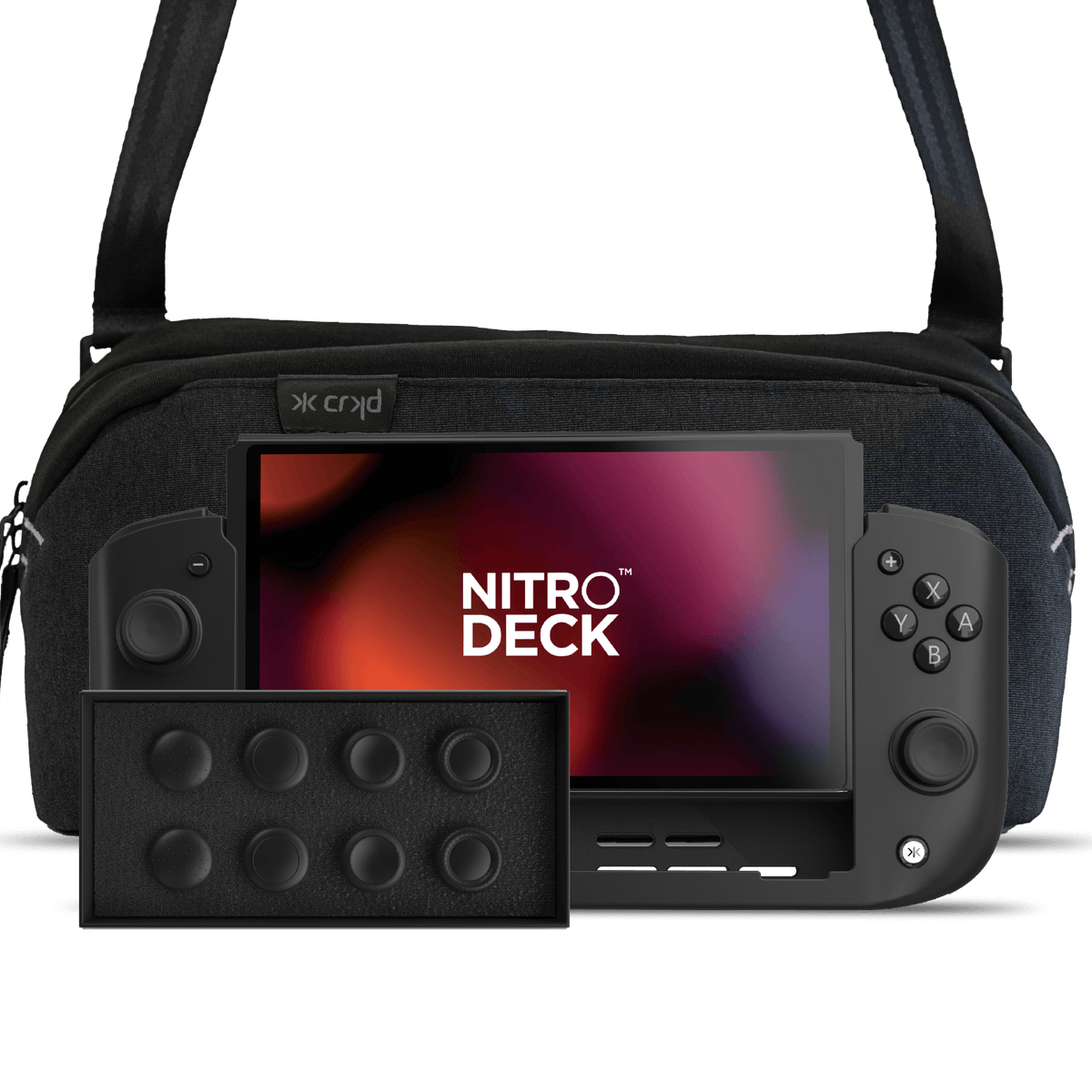 Nitro Deck Black Edition + Gear Bag + Stick Top 8 Pack Bundle