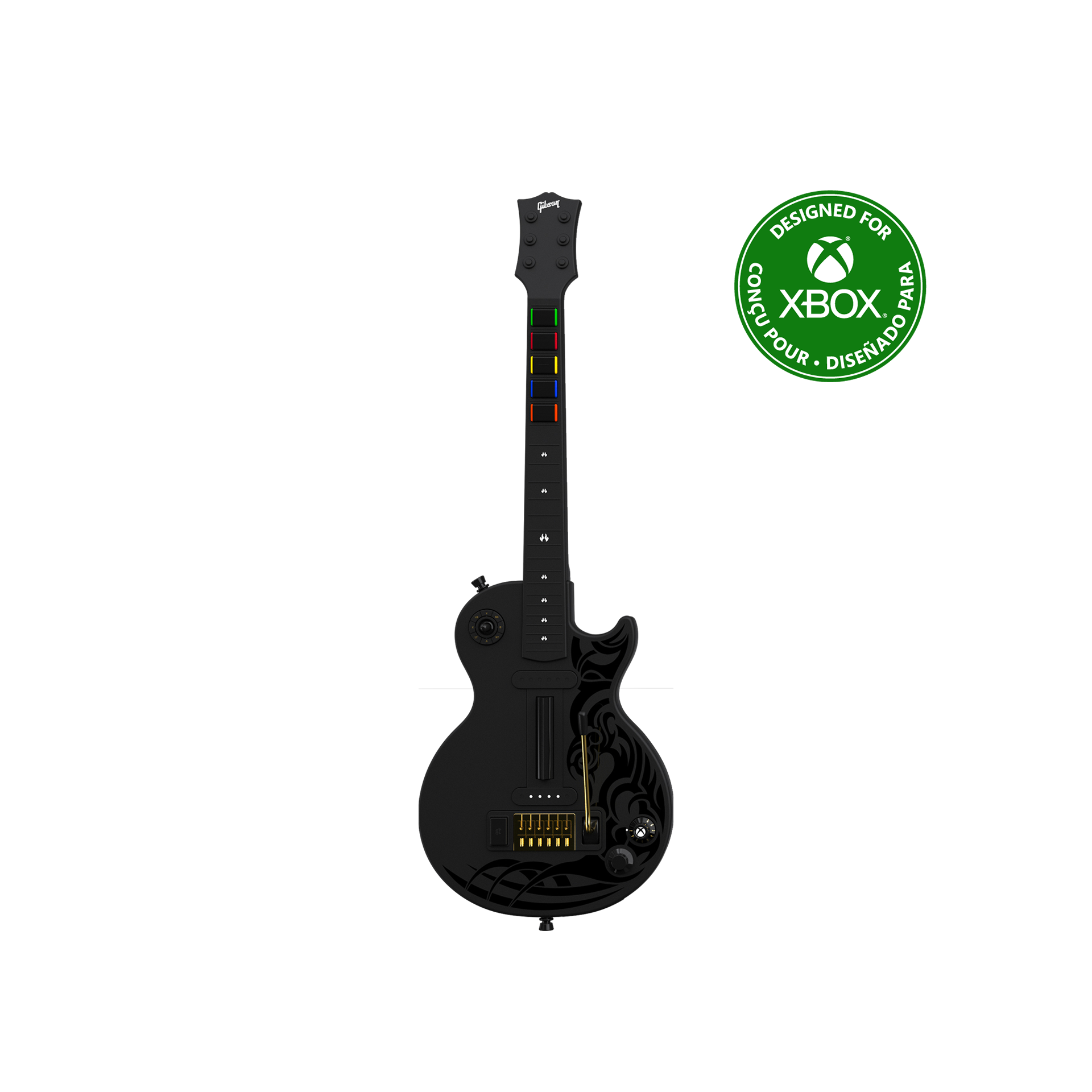 Gibson Les Paul Black Tribal Encore Edition for Xbox Series X|S, Xbox One, and PC