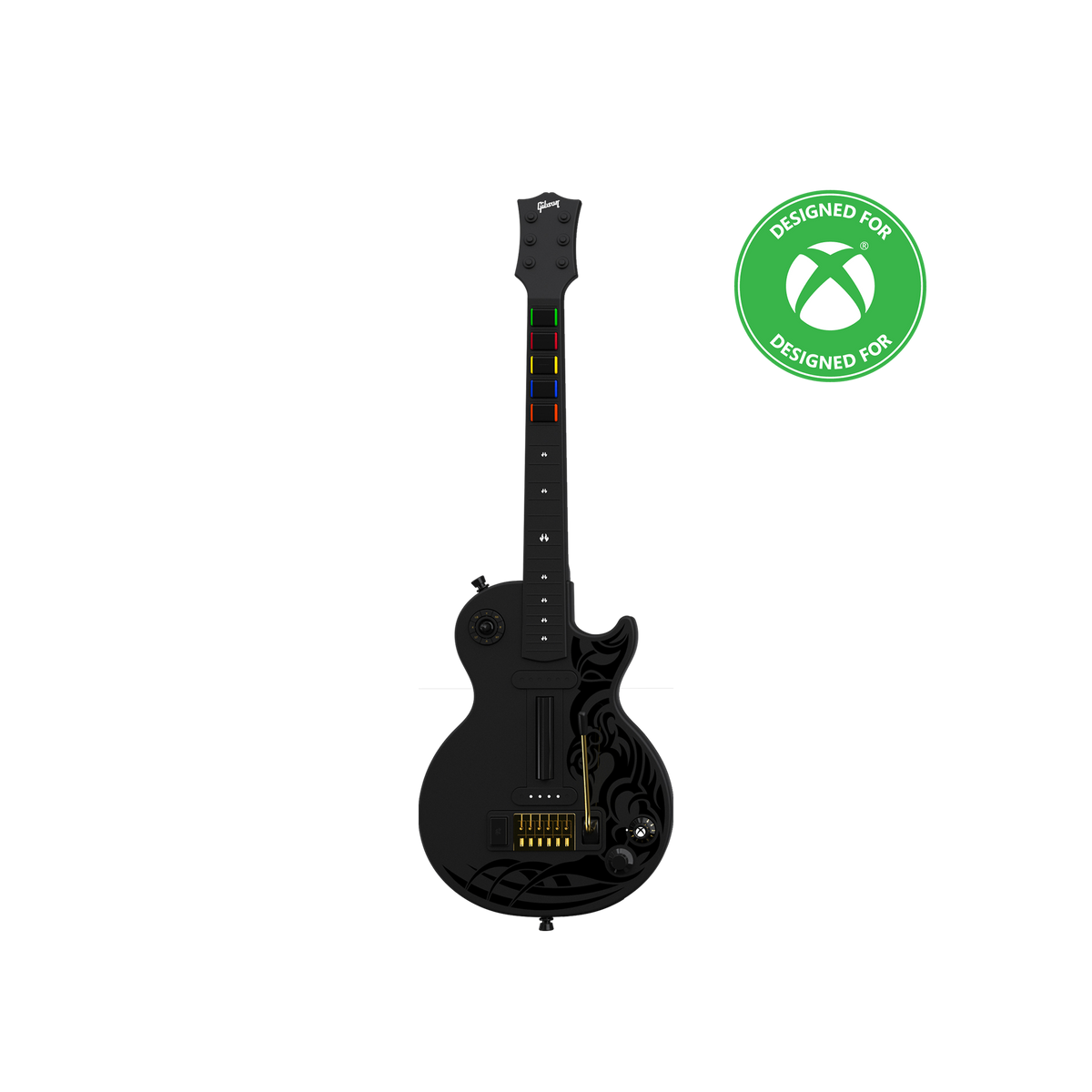 Gibson Les Paul Black Tribal Encore Edition for Xbox Series X|S, Xbox Gibson Les Paul Black Tribal Encore Edition for Xbox Series X|S, Xbox