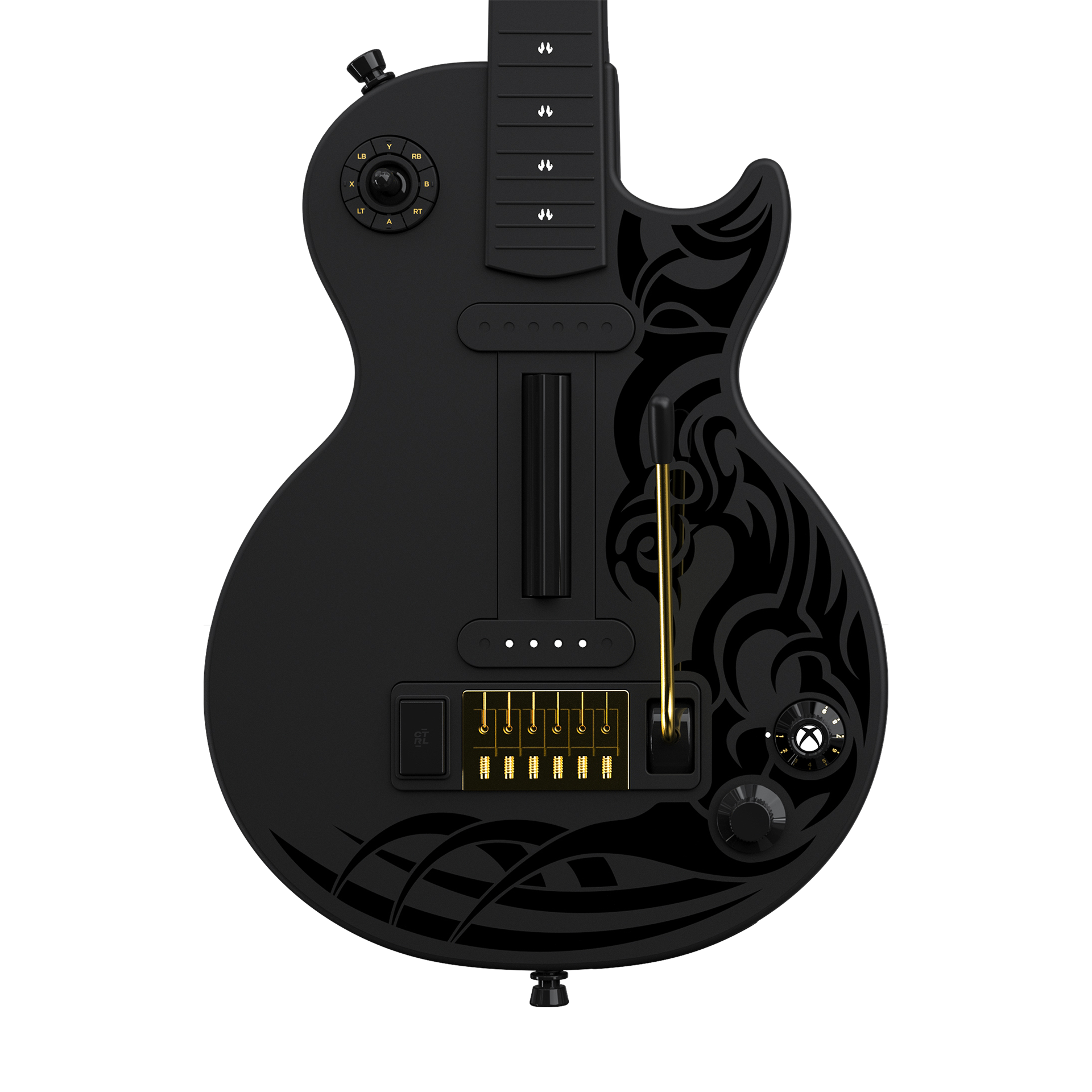 Gibson Les Paul Black Tribal Encore Edition for Xbox Series X|S, Xbox One, and PC