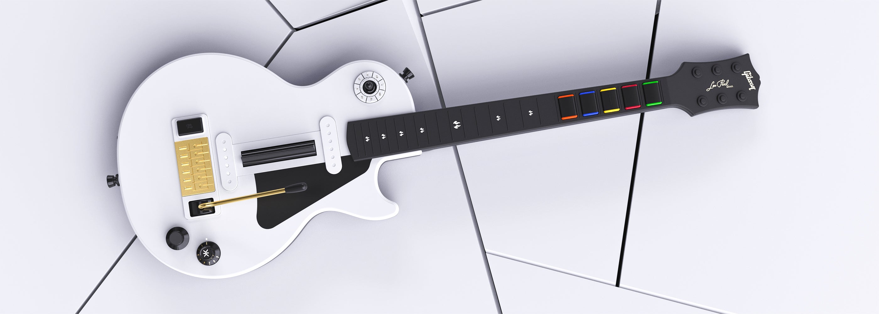 Gibson Les Paul Alpine White Pro Edition Guitar Controller (Multi-plat