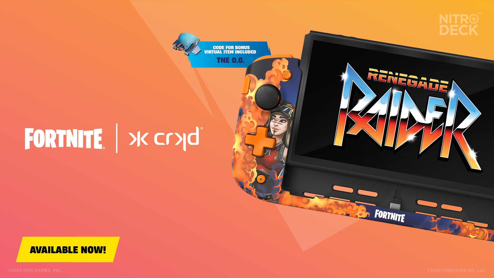 Nitro Deck+ Fortnite Renegade Raider Edition